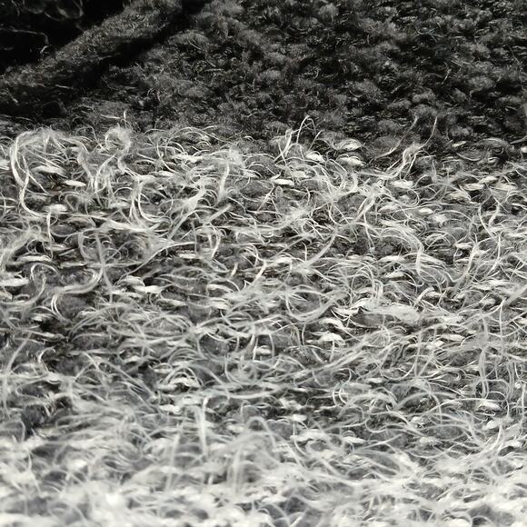 Absolutely Famous Open Cardigan/Striped /Hooded /Mohair/ Retro/Comfy - Picture 8 of 12